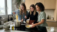 Cette sauce pour pâtes ultra crémeuse se fait avec 3 ingrédients et sans crème